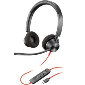 Poly Blackwire 3320 Headset +USB-C/A Adapter